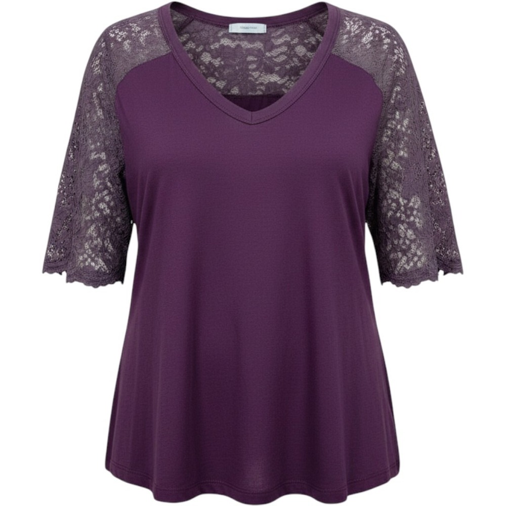 Cottage Boho Coquette Feminine Romantic Tiny Willow Womens Mauve Purple Lace